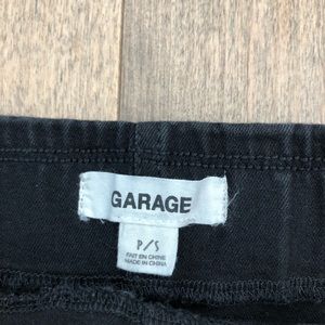 Garage black short skirt